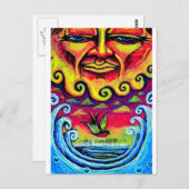 paradijs briefkaart (Voorkant / Achterkant)