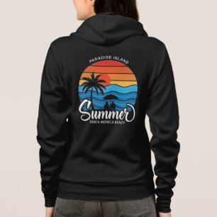 Paradijs Eiland Santa Monica Beach-35307 Hoodie