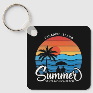Paradijs Eiland Santa Monica Beach-35307 Sleutelhanger