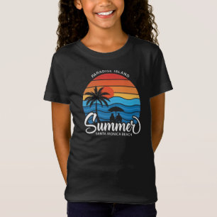 Paradijs Eiland Santa Monica Beach-35307 T-shirt