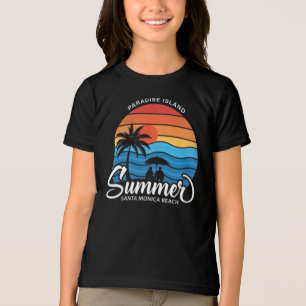 Paradijs Eiland Santa Monica Beach-35307 Tri-Blend Shirt
