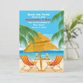 Paradijs Gevonden Aankondiging van de datum (Staand voorkant)