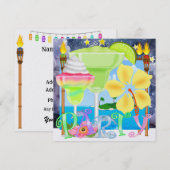 Paradijs PARTY / Luau - SRF Kaart (Voorkant / Achterkant)