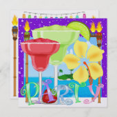 Paradijs PARTY / Luau - SRF Kaart (Voorkant / Achterkant)