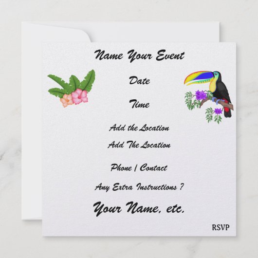 Paradijs - SRF Kaart (Achterkant)