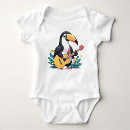 Paradijs vogels met de gitaar romper