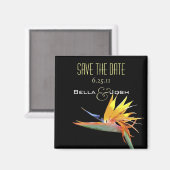 Paradijsvogel Bewaar de Datummagneet Magneet (Voorkant / Achterkant)