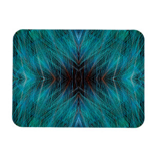 Paradijsvogel Fractale Veerontwerp Magneet