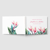 Paradijsvogel Tropische bruiloft Gastenboek (Volledig)