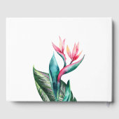 Paradijsvogel Tropische bruiloft Gastenboek (Achterkant)