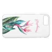 Paradijsvogel Tropische Waterverf Case-Mate iPhone Case (Achterkant (Horizontaal))