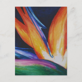 Paradijsvogel Waterverf Kunst Briefkaart