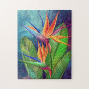 Paradijsvogelbloem Legpuzzel Schilderen