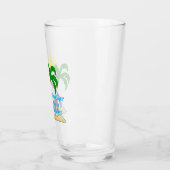 Paradis à la plage / Palmiers Tumbler en verre (Gauche)