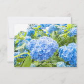 Paradis bleu romantique, demander carte RSVP (Dos)