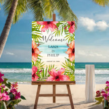 Paradis de l'île | Bienvenue de mariage tropical s