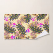 Paradis de palmier jaune (Serviette à main)