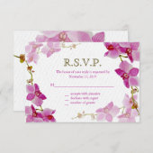 Paradis des orchidées, cartes de réponse (Devant / Derrière)