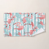 Paradis du Flamant rose tropical (Serviette à main)