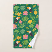 Paradis du Toucan Tropical (Serviette à main)