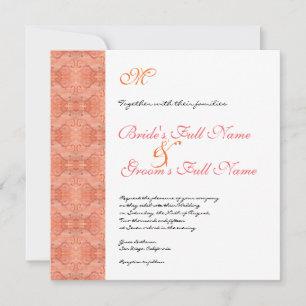 Paradis Moderne Fleur 1, Faire-part de mariage