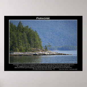 PARADIS NATURE SCENERA~ Poster motivationnel