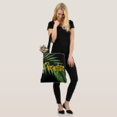 Paradis Palm Hawaiian Beach Sac Réversible - Noir (Sur le modèle)