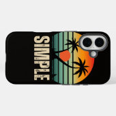 Paradis simple | Coque iPhone 16 (Verso (horizontal))