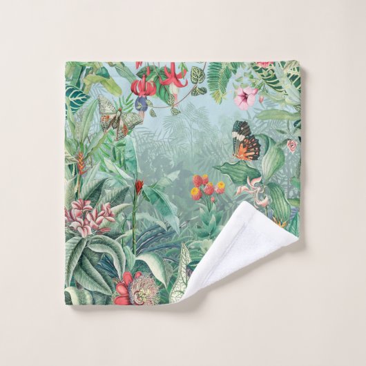 Paradis tropical (Gant de toilette)