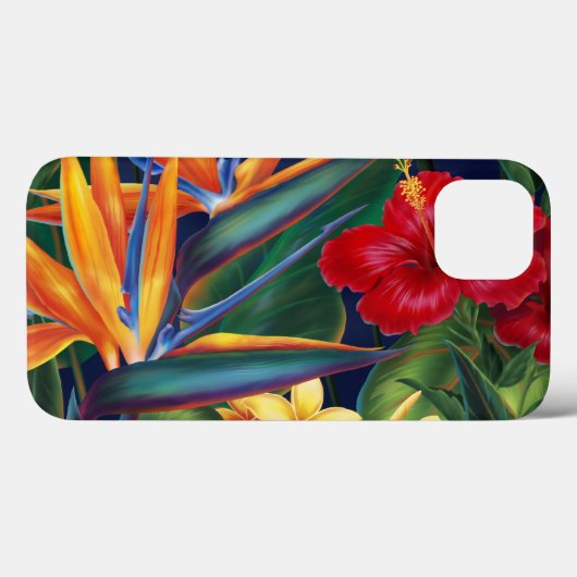 Paradis tropical coque ipad hawaïen (Verso (horizontal))