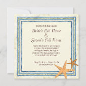 Paradis tropical de l'île - Faire-part de mariage (Devant)