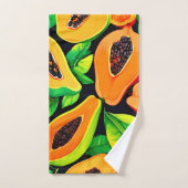 Paradis Tropical de Papaye (Serviette à main)