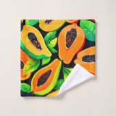 Paradis Tropical de Papaye (Gant de toilette)