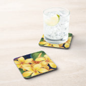 Paradis tropical Dessous de verre floraux hawaïens (Côté Droit)