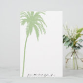 Paradis tropical en papeterie verte (Debout devant)