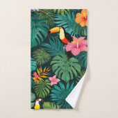 Paradis tropical Motif de la jungle (Serviette à main)