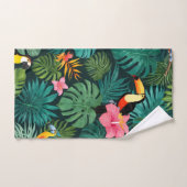 Paradis tropical Motif de la jungle (Serviette à main)