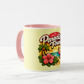 Paradis Trouvé Mug Flamingo Or (Devant gauche)