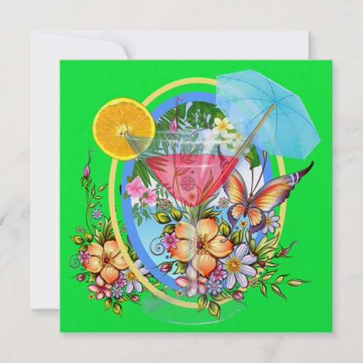 Paradise Beach Cocktail - SRF Kaart (Voorkant)