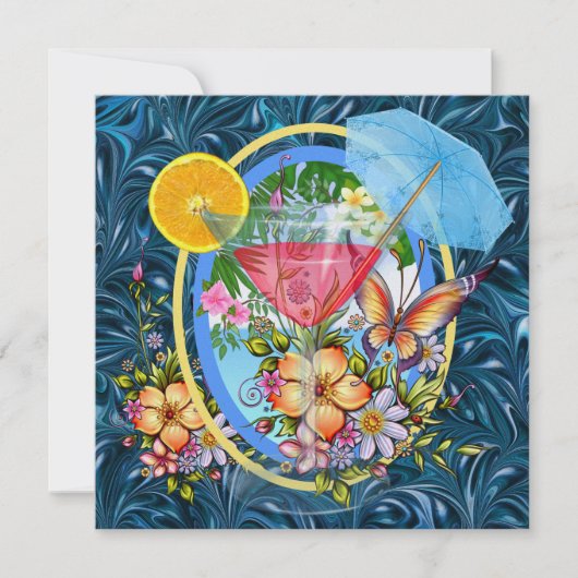 Paradise Beach Cocktail - SRF Kaart (Voorkant)