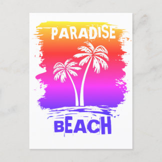 Paradise Beach Life is goed Briefkaart