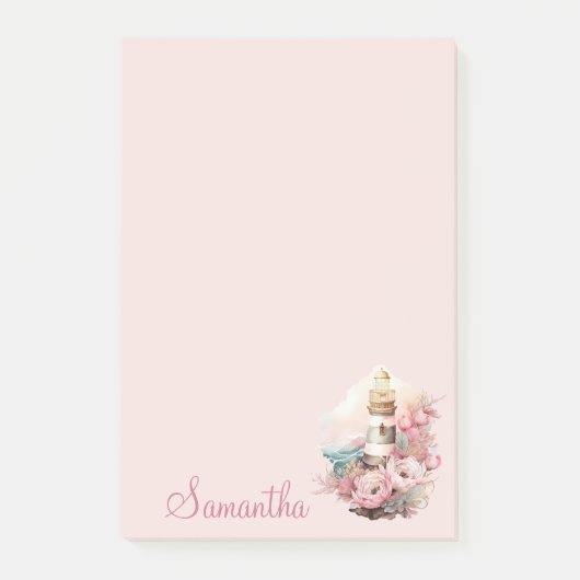 Paradise Beach Lighthouse Post-it® Notes (Voorkant)
