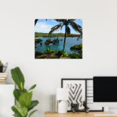 Paradise Beach - Maui, Hawaii Poster (Thuiskantoor)