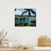 Paradise Beach - Maui, Hawaii Poster (Keuken)