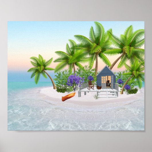 Paradise Beach Poster (Voorkant)