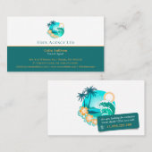 Paradise Beach | Toerismereisagent Visitekaartje (Voorkant / Achterkant)