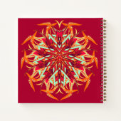 Paradise Bird Orchid Notitieboek (Achterkant)