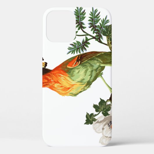 Paradise Birds: exotische bloemenachtergrond Case-Mate iPhone Case (Achterkant)