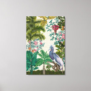 Paradise Chinoiserie 2 Canvas Afdruk