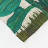 Paradise Chinoiserie Fleece Deken (Hoek)